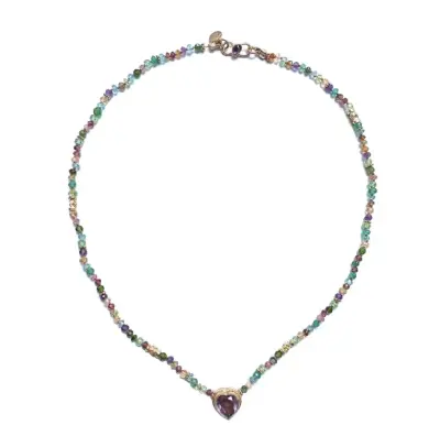 Nouveau ! ROOM SERVICE JEWELRY Collier AMOUR Coeur — photo 3