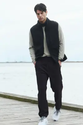 Pantalon jogger de sport DryMove™ - Noir — photo 4