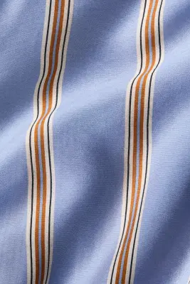 Chemise oversize - Bleu clair/rayé — photo 4