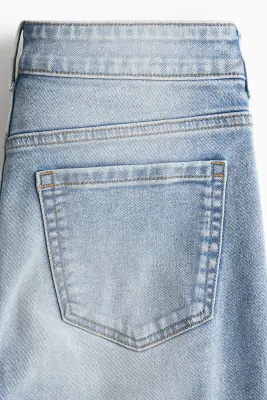 Flared Ankle Jeans - Bleu denim clair — photo 2