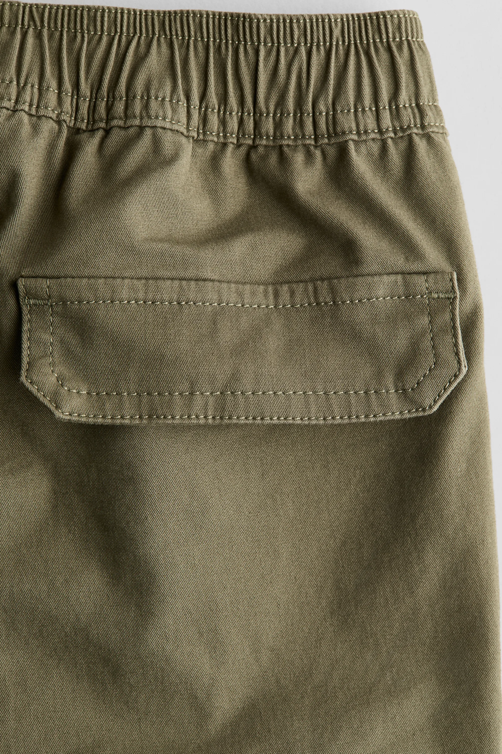 Pantalon cargo - Vert kaki