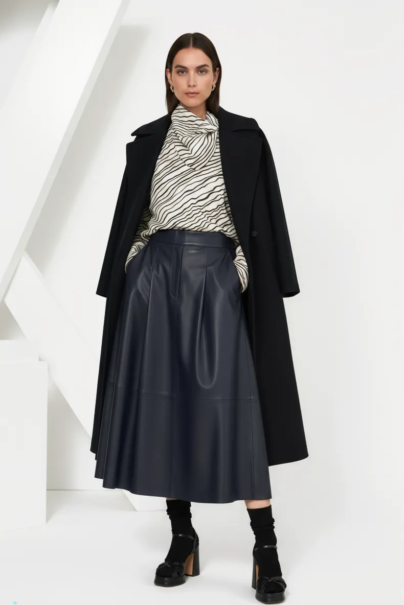 Manteau Myrtle Dark Blue