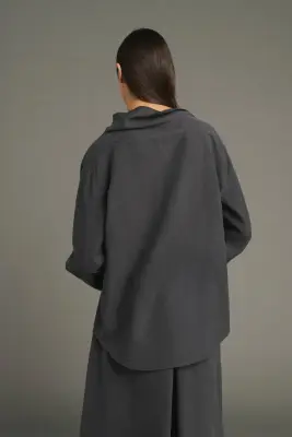 BLOUSE LAILA GRIS ANTHRACITE — photo 2