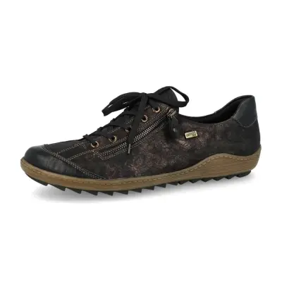 Baskets Remonte R1402-07 Noires - Lacets Grande Pointure Femme — photo 1