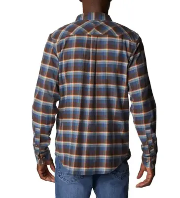 COLUMBIA CHEMISE CARREAUX Bleu/marron — photo 3