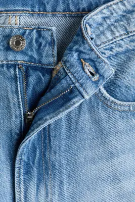 Barrel High Waist Jeans - Bleu denim clair — photo 5