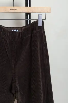 Labo.art – PANTS PANTA CHIARO – VELLUTO CACAO — photo 2
