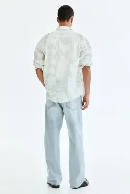 Loose Jeans - Bleu denim clair — photo 2