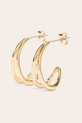Boucles d'oreille Soline doré — photo 2