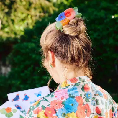 Pince à cheveux Grand Bouquet de fleurs Coucou Suzette — photo 3