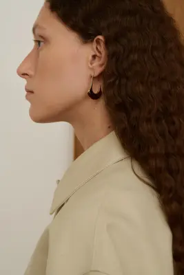 BOUCLES D'OREILLES DORMEUSES DORÉ — photo 2