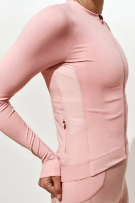 Top vélo en jersey DryMove™ - Rose — photo 3