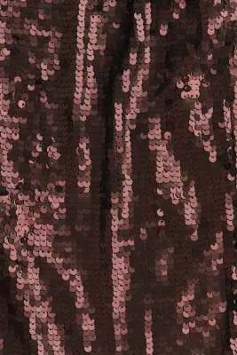 Pantalon à sequins - Marron foncé — photo 5
