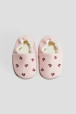 Chaussons souples - Rose clair/cerises — photo 1