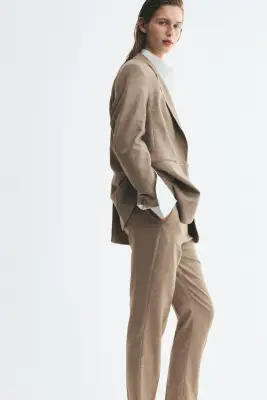 Pantalon cigarette - Taupe — photo 3