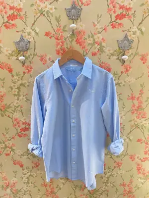 Nouveau ! MOTHER Chemise The Bestie Light Blue — photo 2