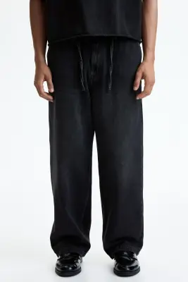Baggy Jeans - Noir denim — photo 1