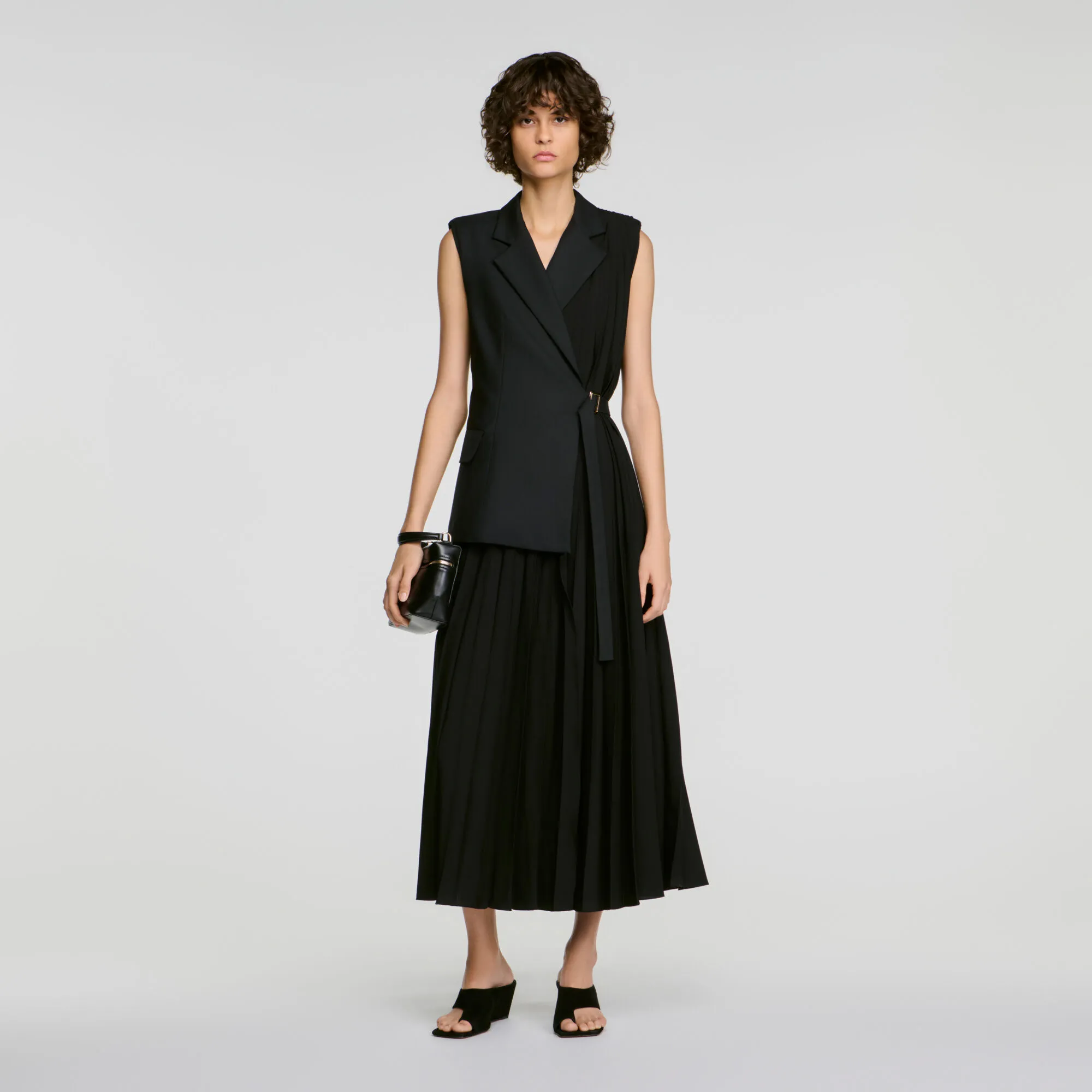 Robe longue portefeuille 2 en 1