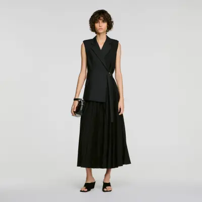 Robe longue portefeuille 2 en 1
