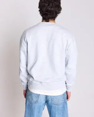 Sweat shirt Hauteville gris chiné clair — photo 4