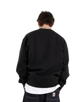 Sweatshirt Solo Swoosh Crewneck Black — photo 3