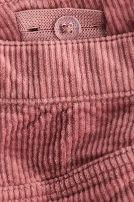 Pantalon large en velours de coton côtelé - Rose ancien — photo 4