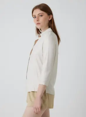 Chemise en viscose et élasthanne — photo 2