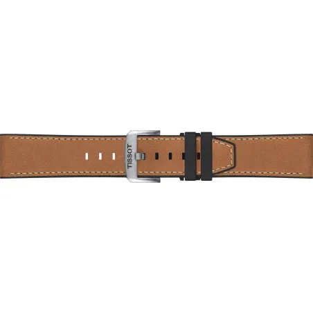 Bracelet cuir marron pour Tissot T-Touch Connect Solar T852047777