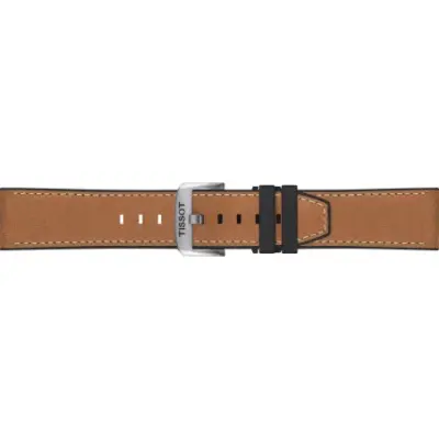 Bracelet cuir marron pour Tissot T-Touch Connect Solar T852047777
