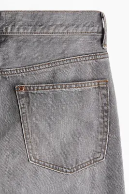 Relaxed Bootcut Jeans - Gris denim — photo 4