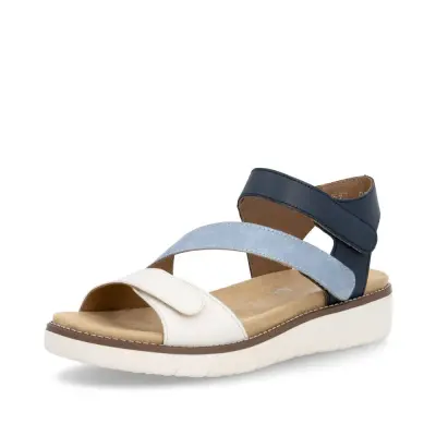 Sandales Remonte D2050-15 Bleu Marine - Velcro Grande Pointure Femme — photo 1