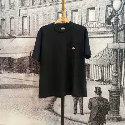 Le Tshirt Danton à poche poitrine - Noir — photo 1