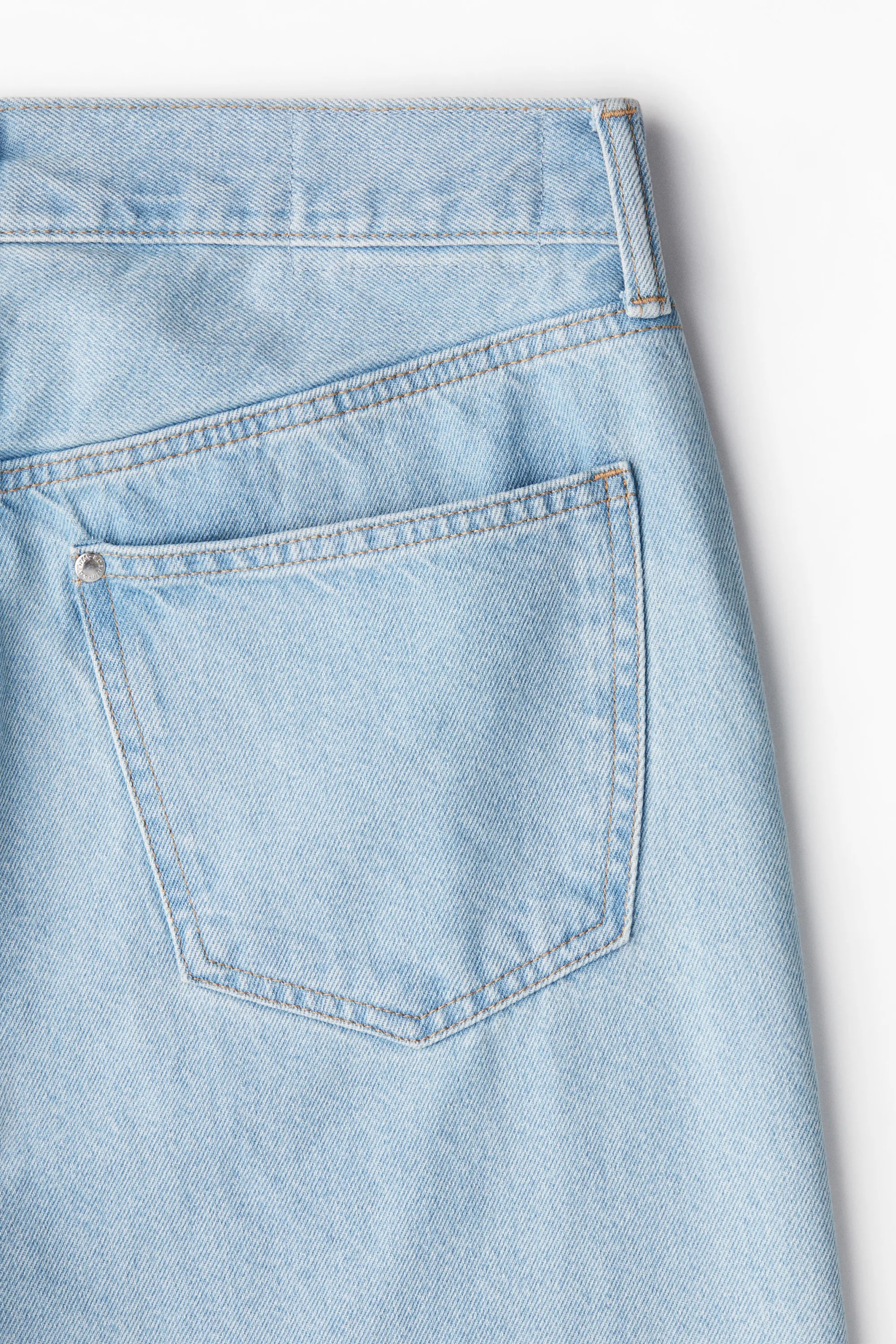 Relaxed Jeans - Bleu denim clair