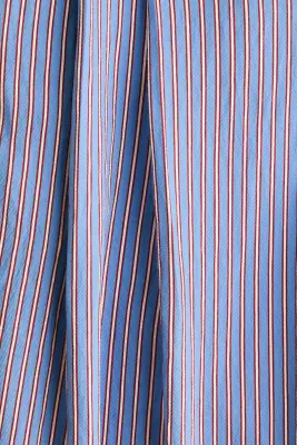 Pantalon droit avec taille élastique - Bleu/rayé — photo 3