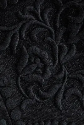 Boléro en lin mélangé - Noir — photo 5