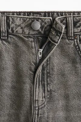 Barrel High Waist Jeans - Gris denim — photo 3