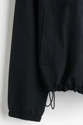 Veste coupe-vent déperlante en nylon - Noir — photo 5