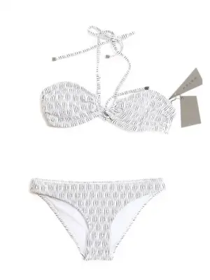 Maillot de bain deux pièces VENICE BEACH et SHIKOKU texturé noir et blanc NEUF Px boutique 213€ Taille 36 — photo 1