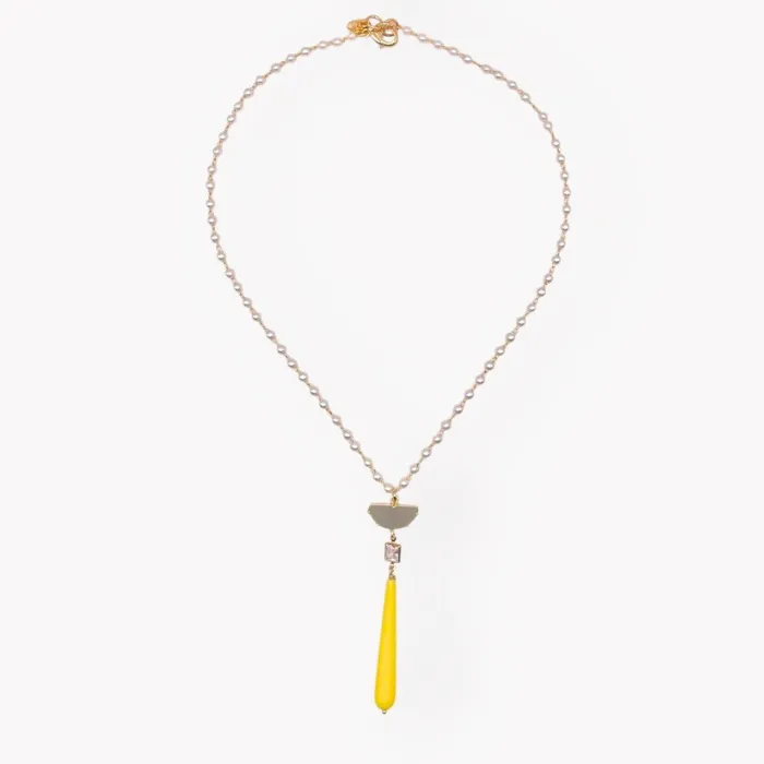 Collier Nocturne Jaune