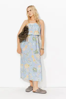 Robe midi imprimée Femme — photo 2