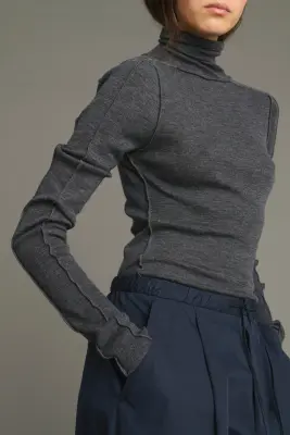 TEE-SHIRT LOIS GRIS ANTHRACITE — photo 3