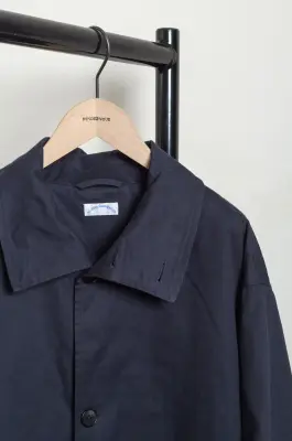 De Dam Foundation – Cotton Waxed Trench Coat 26FW-TC-C0-02 – Navy — photo 4