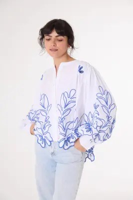 Chemise Lena blanche Blucoco – Sacrécoeur — photo 1