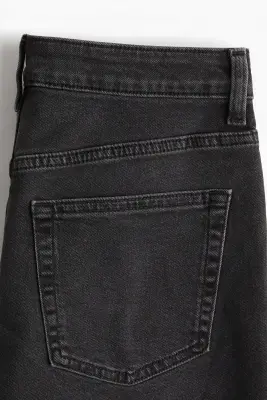Short High en denim - Gris foncé — photo 2