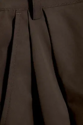 Pantalon ballon taille basse - Marron foncé — photo 5