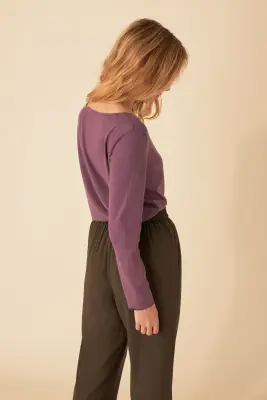 tee-shirt gatsby violette — photo 4
