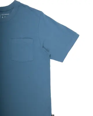 Cotton In Conversion Mw Pocket Tee Wavy Blue — photo 3