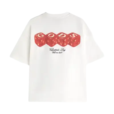 Gods Red Dice Tee Cream — photo 1