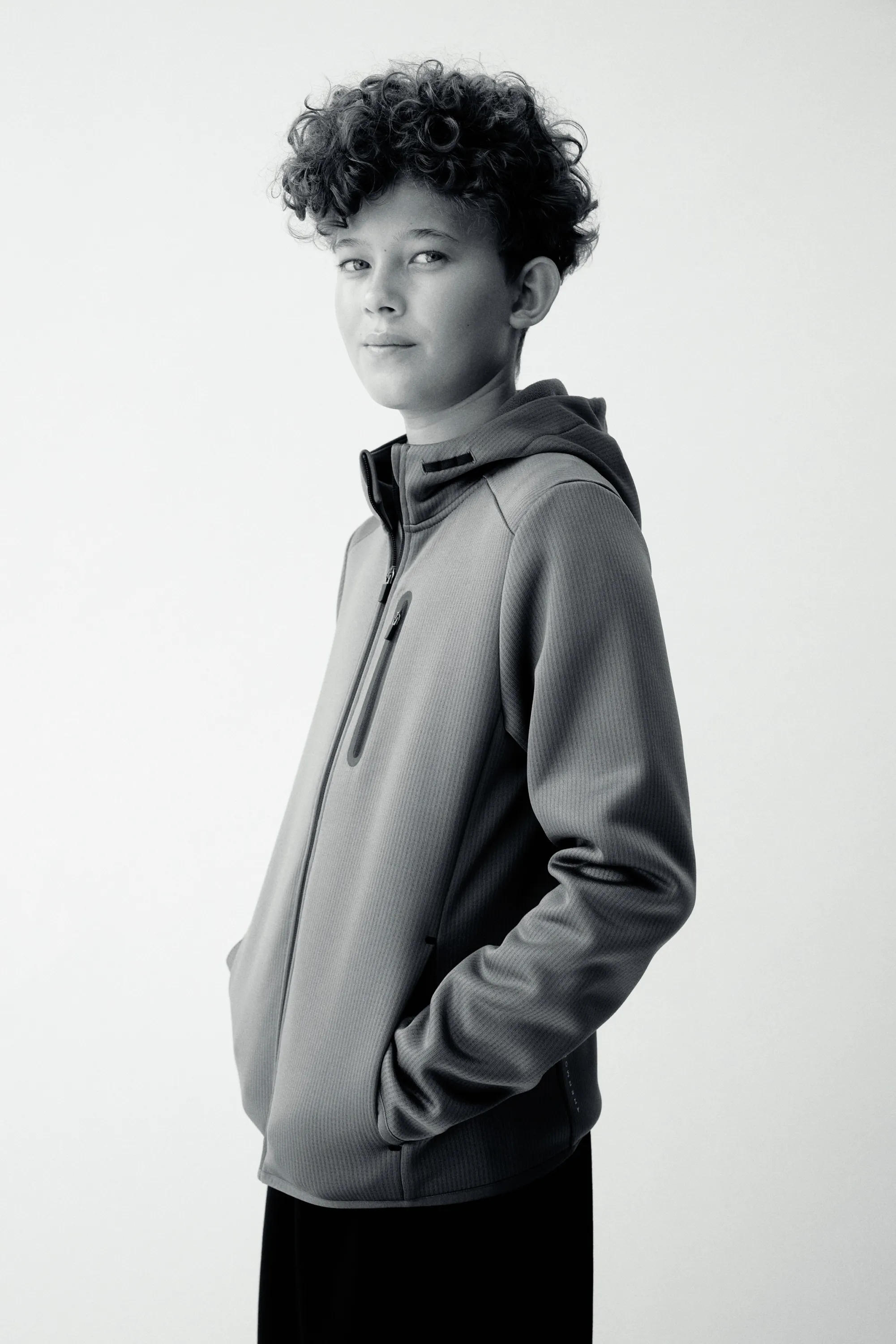 Veste de sport chaude avec capuche ThermoMove™ - Turquoise foncé