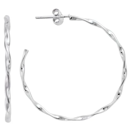 Boucles d'oreilles Créoles argent 602533